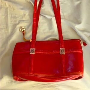 Brilliant red handbag